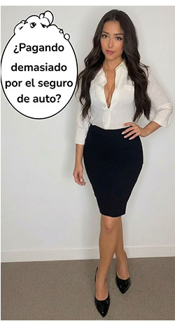 Insurance Woman Standing by Car